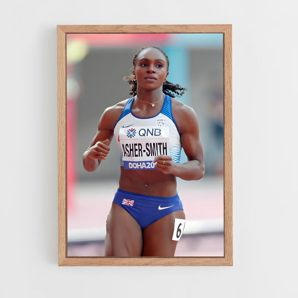 Poster Hurdles en Or – affiche Athlétisme (vue 4)